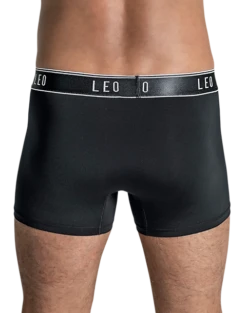 Leo By Leonisa Microfiber Trunks, Blue -Elite Suit Shop MW40 8YGD 02 LEO USA BLACK ALT2 1