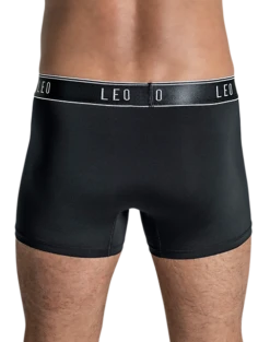 Leo By Leonisa Microfiber Trunks, Black -Elite Suit Shop MW40 8YGD 02 LEO USA BLACK ALT2